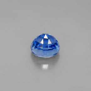 Cyanite bleue naturelle coupe roude, 1,54 ct, VS-SI