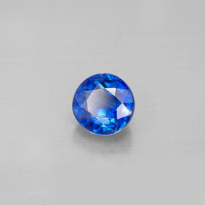 Cyanite bleue naturelle coupe roude, 1,49 ct, VS