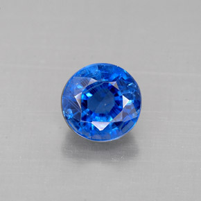 Disthène Bleu naturelle Coupe roude, 1.26 ct, VS-SI