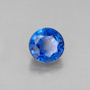 Disthène Bleu naturelle Coupe roude, 1.26 ct, VS-SI