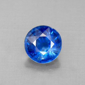 Disthène Bleu naturelle Coupe roude, 1.22 ct, VS-SI
