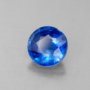 Disthène Bleu naturelle Coupe roude, 1.22 ct, VS-SI