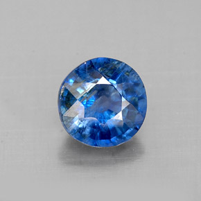 Disthène Bleu naturelle Coupe roude, 1.05 ct, VS-SI