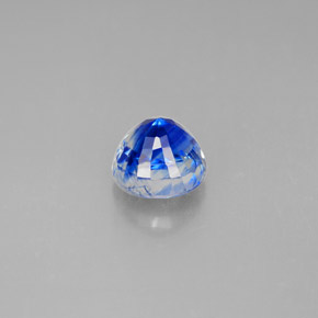 Cyanite bleue naturelle coupe roude, 1,41 ct, VS-SI