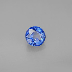 Disthène Bleu naturelle Coupe roude, 1.13 ct, VS