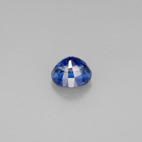 Cyanite bleue naturelle coupe roude, 1,09 ct, VS