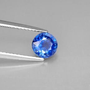 Disthène Bleu naturelle Coupe roude, 1.05 ct, VS