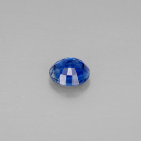 Cyanite bleue naturelle coupe roude, 0,96 ct, VS-SI
