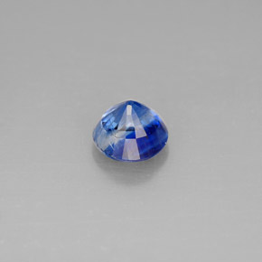 Cyanite bleue naturelle coupe roude, 1,16 ct, VS-SI