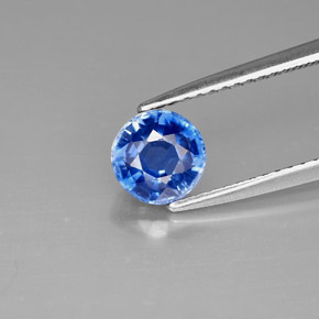 Disthène Bleu naturelle Coupe roude, 1.20 ct, VS