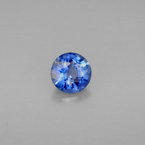 Cyanite bleue naturelle coupe roude, 0,98 ct, VS