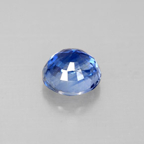 Cyanite bleue naturelle coupe roude, 1,21 ct, VS-SI