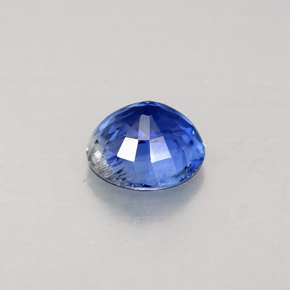 Cyanite bleue naturelle coupe roude, 1,02 ct, VS-SI