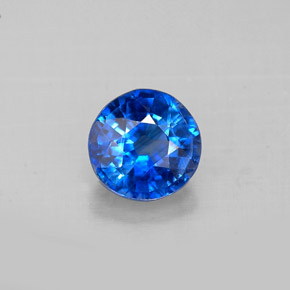 Disthène Bleu naturelle Coupe roude, 1.04 ct, VS-SI