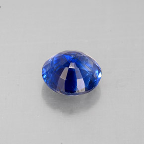 Cyanite bleue naturelle coupe roude, 1,17 ct, VS-SI