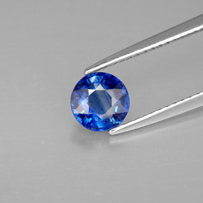 Disthène Bleu naturelle Coupe roude, 1.01 ct, VS-SI