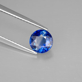 Disthène Bleu naturelle Coupe roude, 1.01 ct, VS-SI