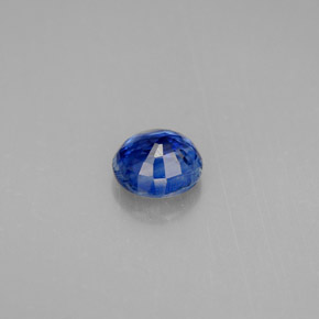 Cyanite bleue naturelle coupe roude, 1,05 ct, VS-SI