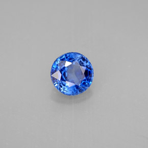 Disthène Bleu naturelle Coupe roude, 1.11 ct, VS-SI