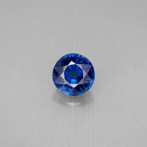 Cyanite bleue naturelle coupe roude, 1,04 ct, VS-SI
