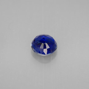 Cyanite bleue naturelle coupe roude, 1,20 ct, VS-SI