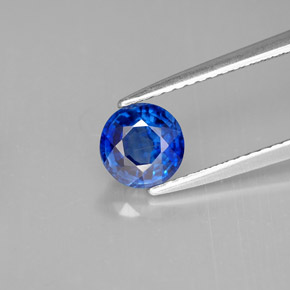 Disthène Bleu naturelle Coupe roude, 1.07 ct, VS-SI