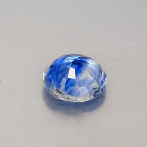 Cyanite bleue naturelle coupe roude, 0,88 ct, VS-SI