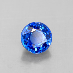Disthène Bleu naturelle Coupe roude, 0.78 ct, VS-SI