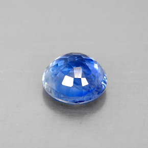 Cyanite bleue naturelle coupe roude, 0,89 ct, VS
