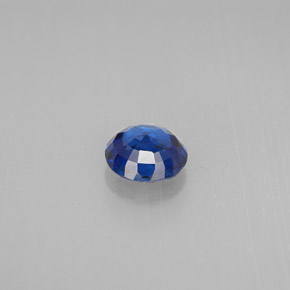 Cyanite bleue naturelle coupe roude, 0,86 ct, VS-SI