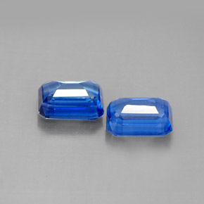 Achetez naturel ct bleue cyanite gems, taille émeraude, en provenance népal chez gemselect. en stock, livraison internationale!