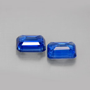 Achetez naturel ct Bleu Disthène gems, Taille émeraude, En provenance Népal chez GemSelect. En stock, livraison internationale!