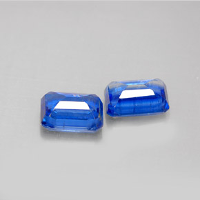Achetez naturel ct bleue cyanite gems, taille émeraude, en provenance népal chez gemselect. en stock, livraison internationale!