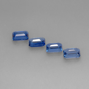Achetez naturel ct bleue cyanite gems, taille émeraude, en provenance népal chez gemselect. en stock, livraison internationale!