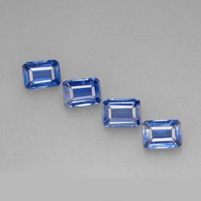 Achetez naturel ct bleue cyanite gems, taille émeraude, en provenance népal chez gemselect. en stock, livraison internationale!