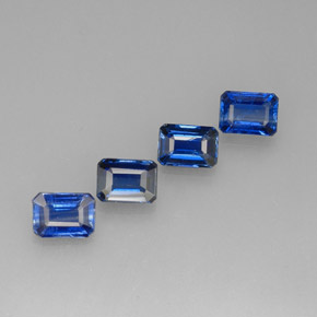 Achetez naturel ct bleue cyanite gems, taille émeraude, en provenance népal chez gemselect. en stock, livraison internationale!