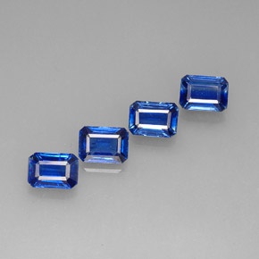 Achetez naturel ct bleue cyanite gems, taille émeraude, en provenance népal chez gemselect. en stock, livraison internationale!