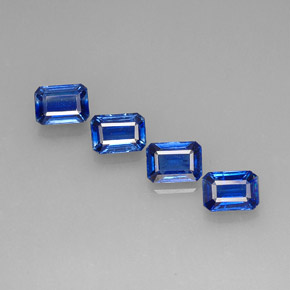 Achetez naturel ct bleue cyanite gems, taille émeraude, en provenance népal chez gemselect. en stock, livraison internationale!