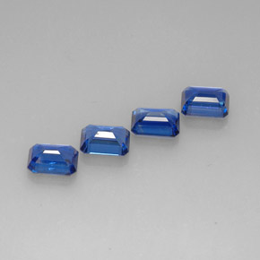 Achetez naturel ct bleue cyanite gems, taille émeraude, en provenance népal chez gemselect. en stock, livraison internationale!