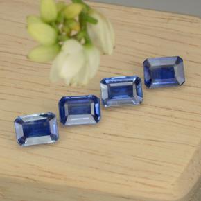 Achetez naturel 5,13ct bleue cyanite gems, taille émeraude, en provenance népal chez gemselect. en stock, livraison internationale!