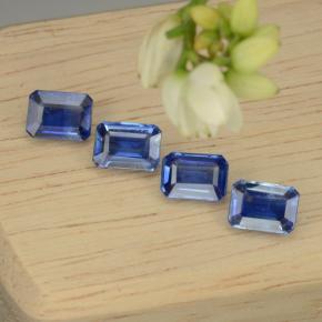 Achetez naturel 5,13ct bleue cyanite gems, taille émeraude, en provenance népal chez gemselect. en stock, livraison internationale!