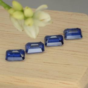Achetez naturel 5,13ct bleue cyanite gems, taille émeraude, en provenance népal chez gemselect. en stock, livraison internationale!