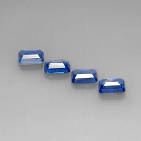 Achetez naturel ct bleue cyanite gems, taille émeraude, en provenance népal chez gemselect. en stock, livraison internationale!