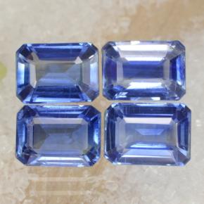 Achetez naturel 5,45ct bleue cyanite gems, taille émeraude, en provenance népal chez gemselect. en stock, livraison internationale!