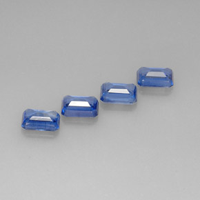 Achetez naturel ct bleue cyanite gems, taille émeraude, en provenance népal chez gemselect. en stock, livraison internationale!