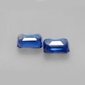 Achetez naturel ct bleue cyanite gems, taille émeraude, en provenance népal chez gemselect. en stock, livraison internationale!