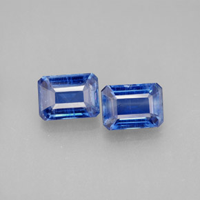 Achetez naturel ct bleue cyanite gems, taille émeraude, en provenance népal chez gemselect. en stock, livraison internationale!