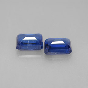 Achetez naturel ct bleue cyanite gems, taille émeraude, en provenance népal chez gemselect. en stock, livraison internationale!