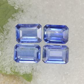 Achetez naturel 4,73ct bleue cyanite gems, taille émeraude, en provenance népal chez gemselect. en stock, livraison internationale!