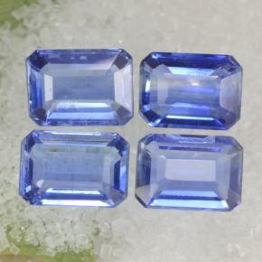 Achetez naturel 4,73ct bleue cyanite gems, taille émeraude, en provenance népal chez gemselect. en stock, livraison internationale!